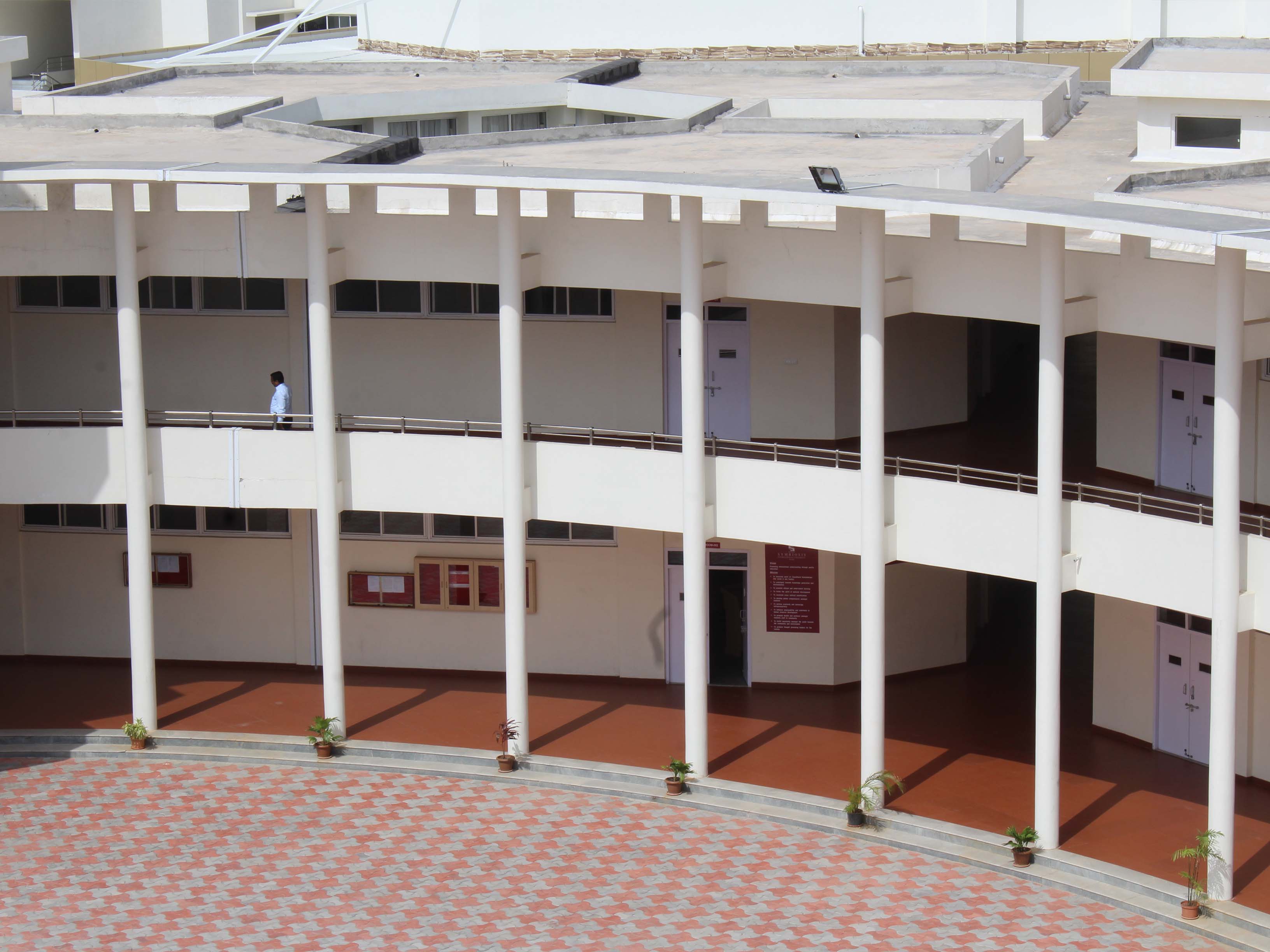Modern Classroom Corridor - SIBM Hyderabad